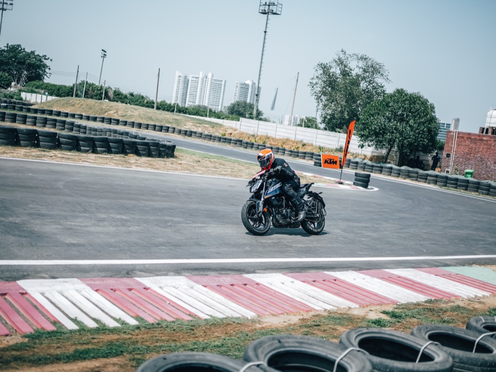 Track day action